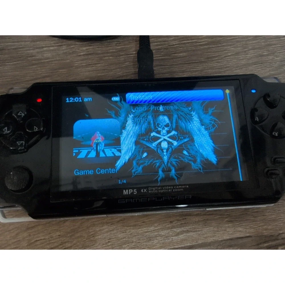 MP5 Black Game Player 4.3-Inch Screen Handheld Console Tested And Working